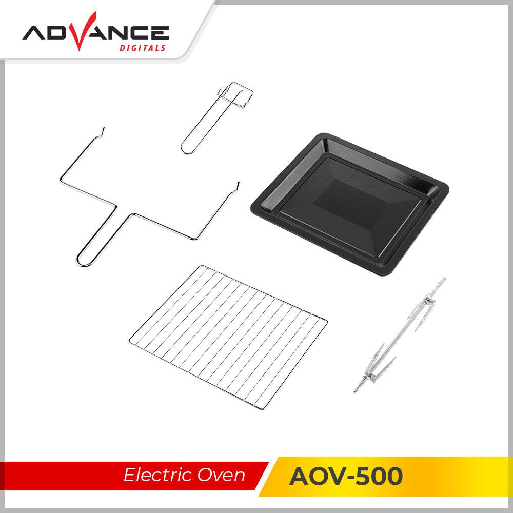 Advance Digitals Oven Listrik AOV500 33L 800 Watt Rotisserie 360° Garansi Resmi 1 Tahun