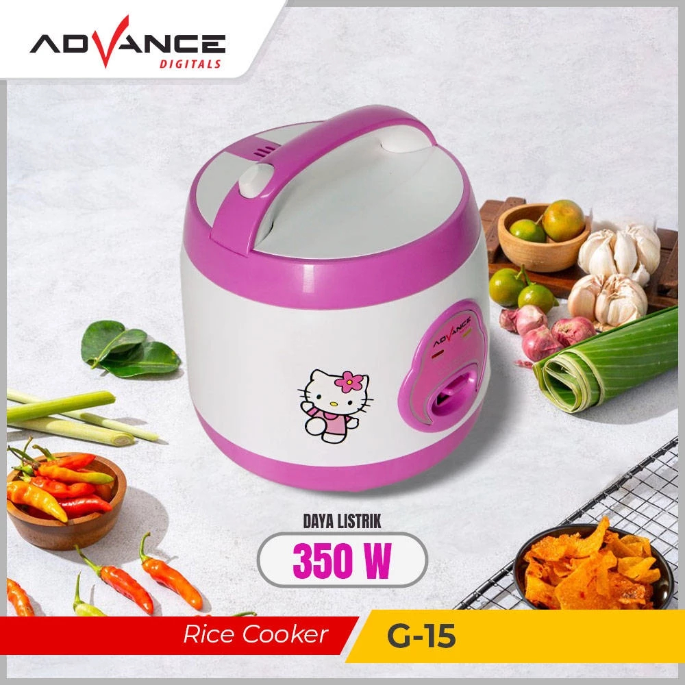 Advance Digitals Rice cooker G15 1.2 L magic com 350W penanak nasi