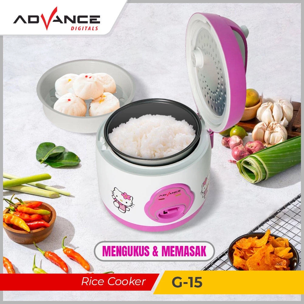 Advance Digitals Rice cooker G15 1.2 L magic com 350W penanak nasi