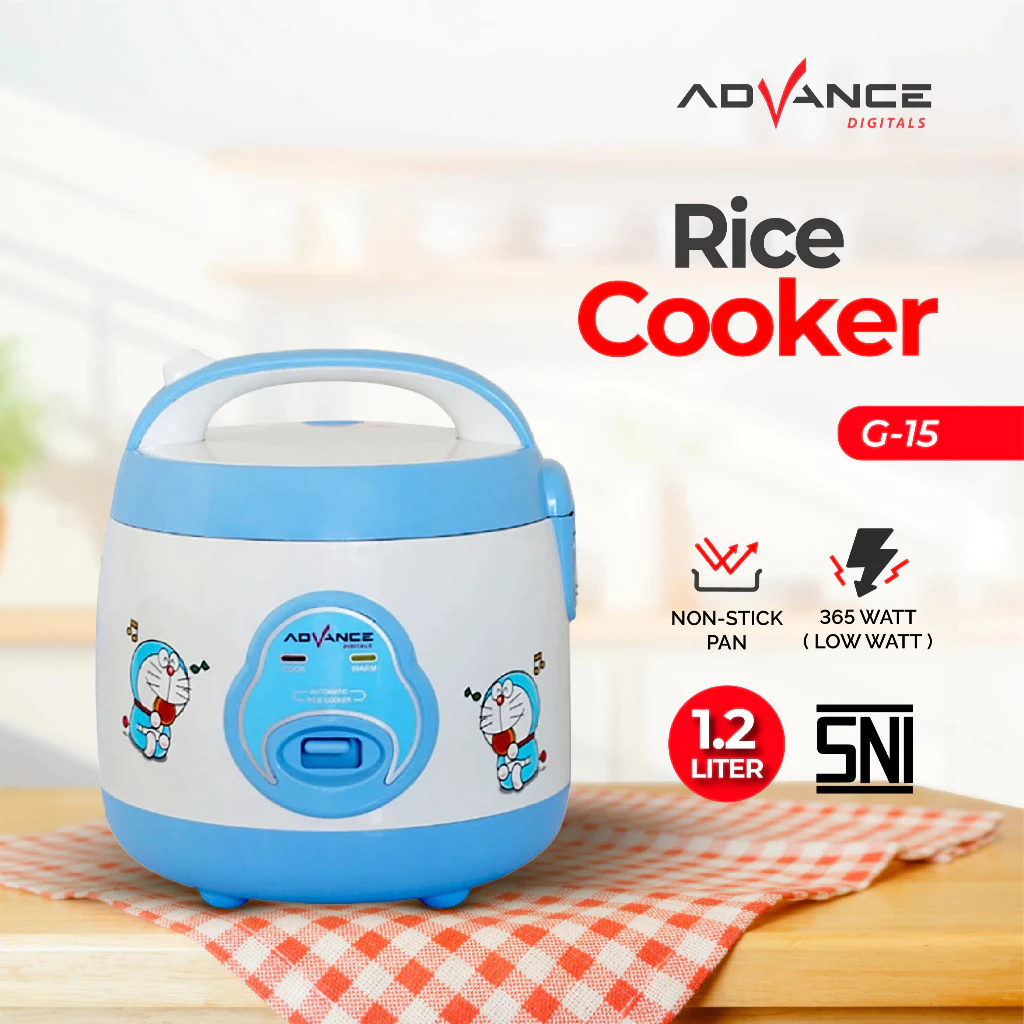 Advance Digitals Rice cooker G15 1.2 L magic com 350W penanak nasi