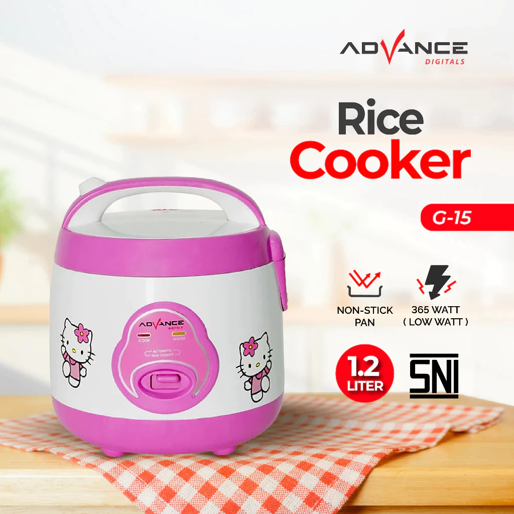 Advance Digitals Rice cooker G15 1.2 L magic com 350W penanak nasi
