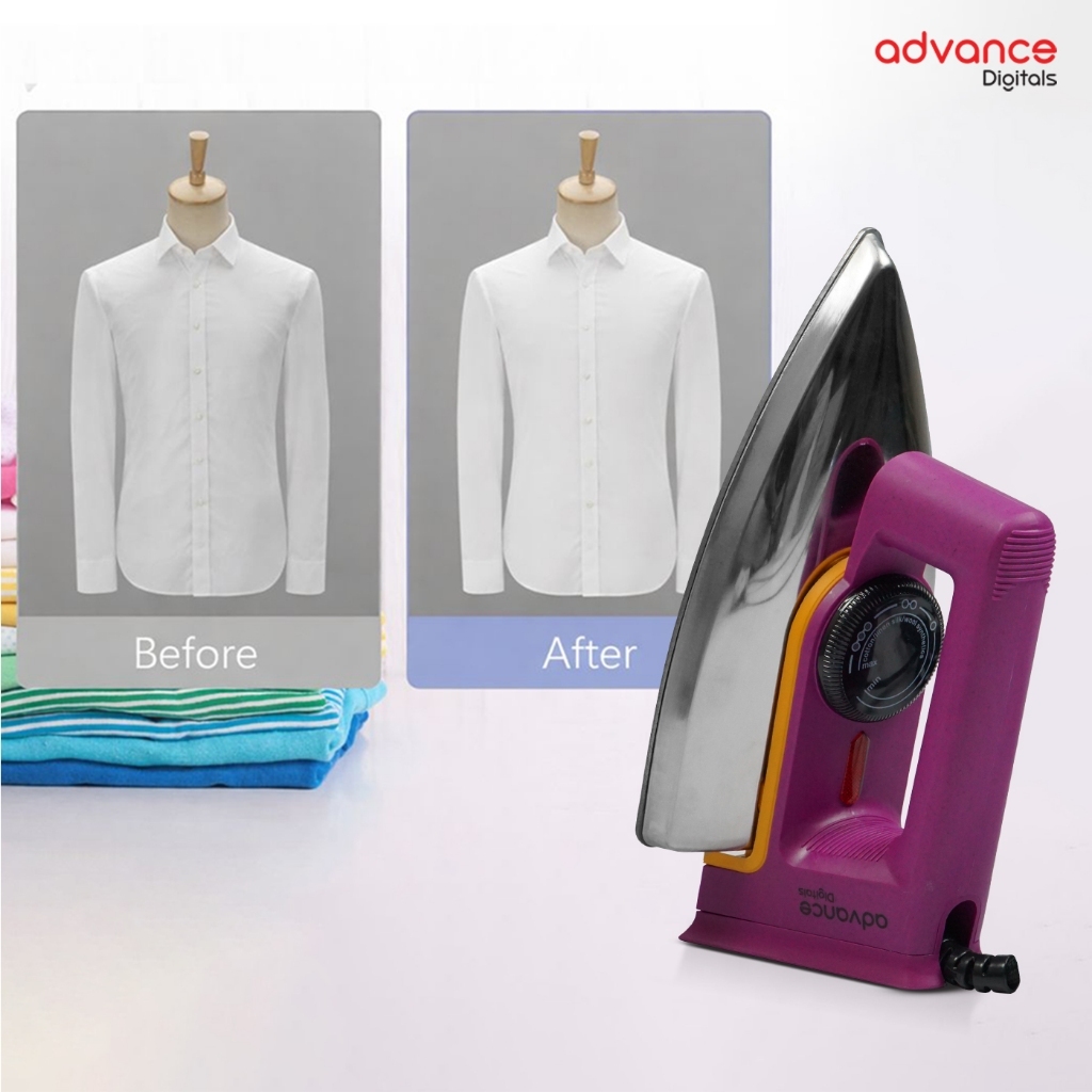 Advance Digitals Setrika Listrik Dry Iron STK-510 Anti Lengket Garansi 1 Tahun