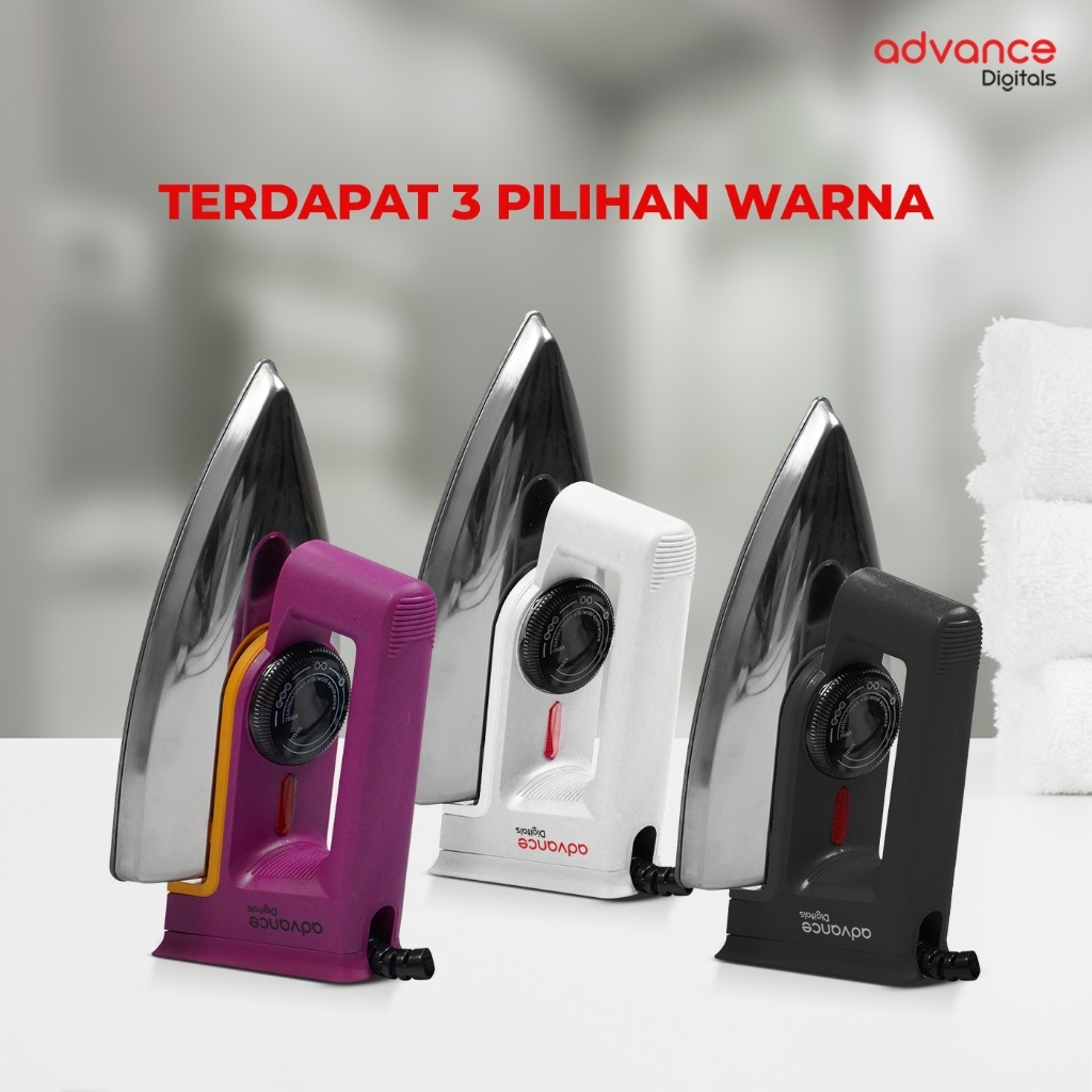 Advance Digitals Setrika Listrik Dry Iron STK-510 Anti Lengket Garansi 1 Tahun