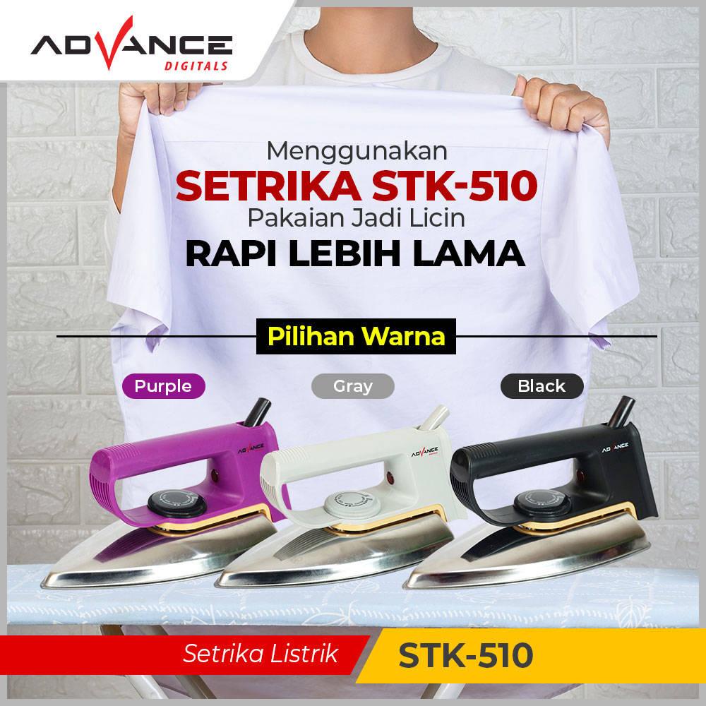 Advance Digitals Setrika Listrik Dry Iron STK-510 Anti Lengket Garansi 1 Tahun
