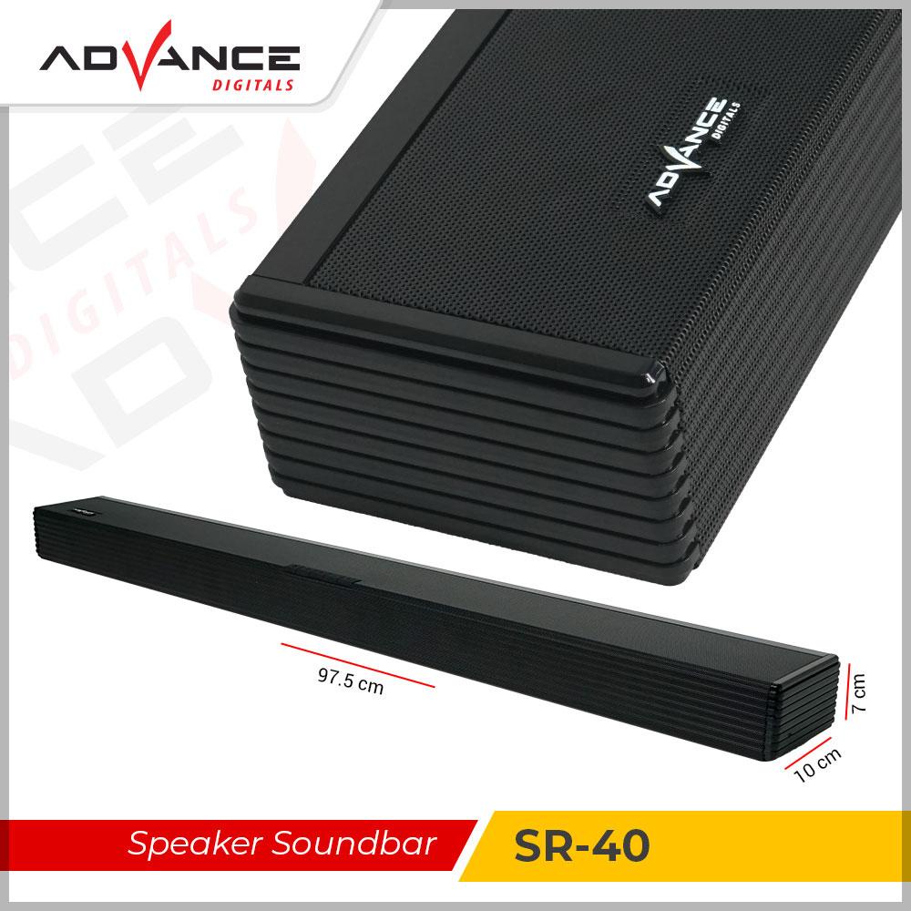 Advance Digitals Bluetooth Speaker Soundbar Music Box Sub woofer SR40 TV Speakers