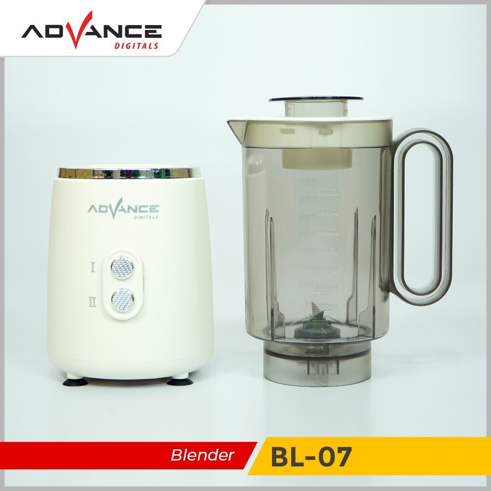 Advance Digitals BL-7 Blender Listrik 800ml 2 Kecepatan Daya 300 Watt Garansi Resmi 1 Tahun