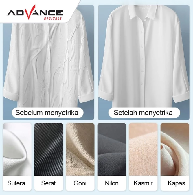 Advance STK-800 Setrika Uap Portable Setrika Uap Vertikal Garansi Resmi