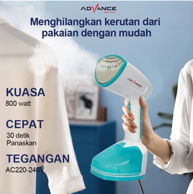 Advance STK-800 Setrika Uap Portable Setrika Uap Vertikal Garansi Resmi