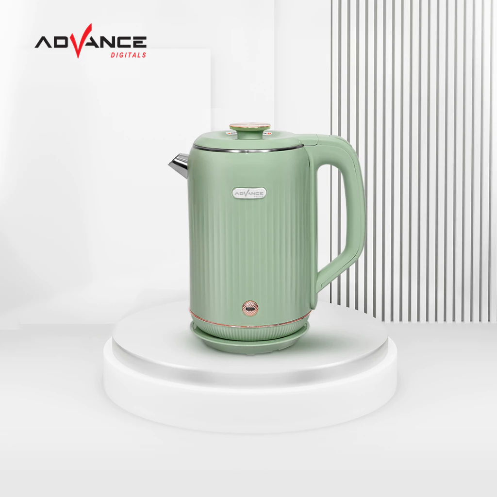 Advance Digitals - AK-303 Electric Kettle Kapasitas 2L Teko Listrik 800 Watt Garansi Resmi 1 Tahun